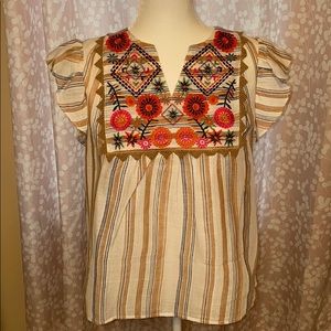 Boutique embroidered blouse